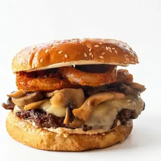Mushroom Cheese Burger