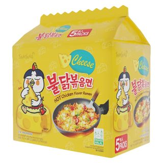 Buldak Hot Chicken Cheese Bundle - 5 pcs