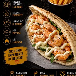 Mantinga cu creveți 350gr