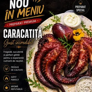 Caracatiță întreagă la Grătar 650gr