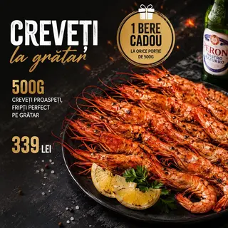 Creveți la Grătar
