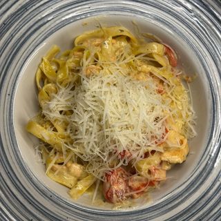 Fettuccine cu somon