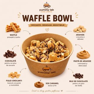 Waffle bowl snikers