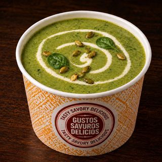 Supă cremă de broccoli și spanac