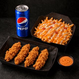 Strips & Cheese Fries Combo