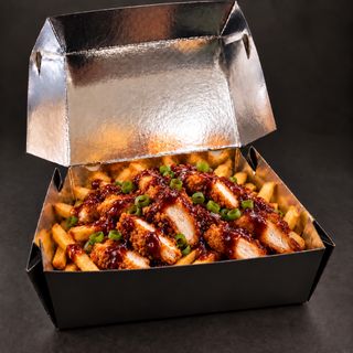BBQ Chiken Loaded Fries
