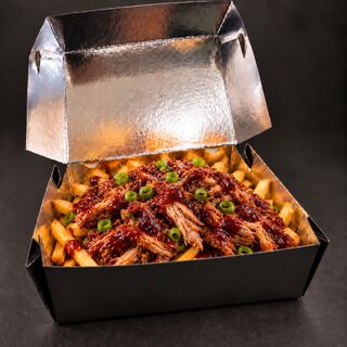 Pulled BBQ pork Loaded Fries