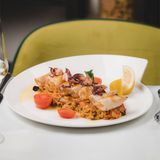 Lignje na rižotu sa povrćem 400 gr