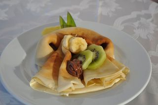 Slatke palačinke sa Nutellom i voćem