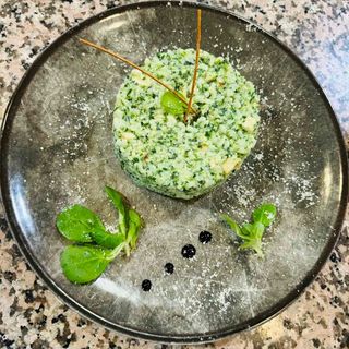 Rižoto sa ćuretinom i spanaćem  400 gr