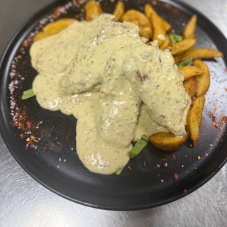 Svinjski file u mustard sosu