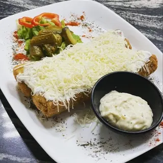 Zapečene slane palačinke sa piletinom  300 gr