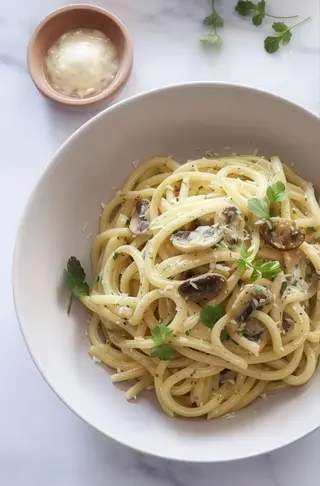 Spaghetti sa pečurkama 300gr