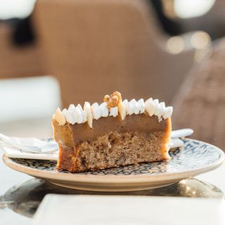 Caramel Walnut Cake