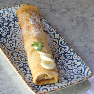 Banana nutela palačinka