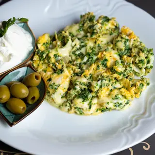 Omlet Spanać