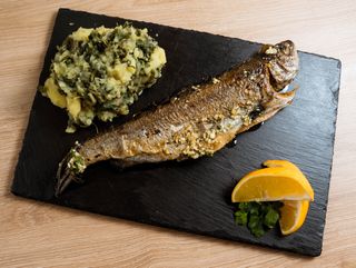 Grilovana pastrmka sa dalmatinskim varivom