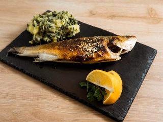 Grilovani brancin sa dalmatinskim varivom