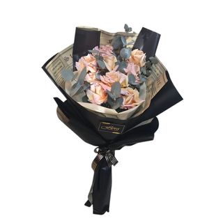 Buket engleske ruze...eukaliptus