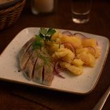 Marinated herring with potato salad 240g