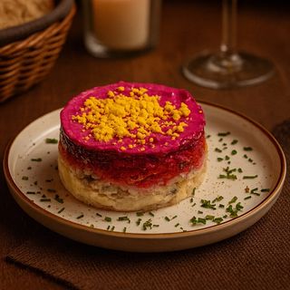 Herring salad with vegetables 320g