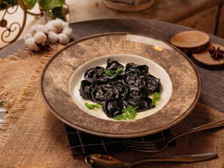 Черные Рыбные Пельмени 360г