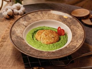 Тельное с пюре из зеленого горошка 380г