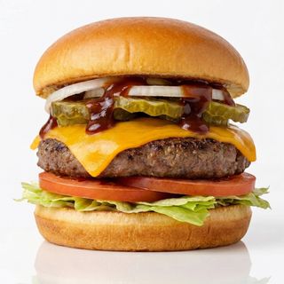 BBQ cheeseburger 410gr