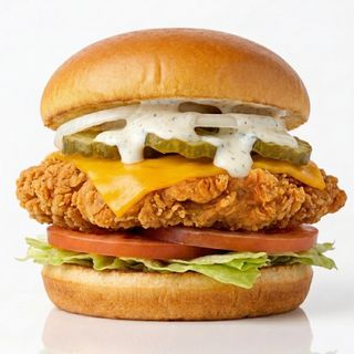 Ranch chicken burger 350gr