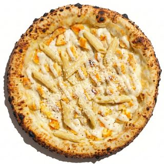 Chicken Penne Alfredo Pizza