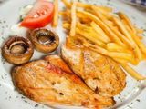 Chicken with grilled vegetables