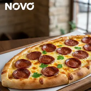 1.5 Portion Sucuklu Kaşarlı Pide