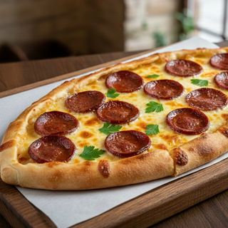 1.5 Portion Sucuklu Kaşarlı Pide
