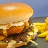 CHEESE MELT SMASH + pomfrit & kečap