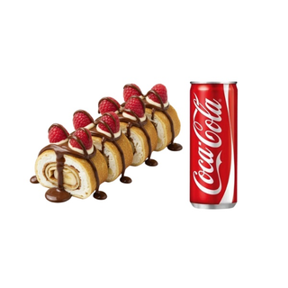 Sushi palacinka+coca cola