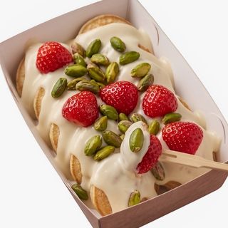 Mini puffy pistac jagoda 15pcs