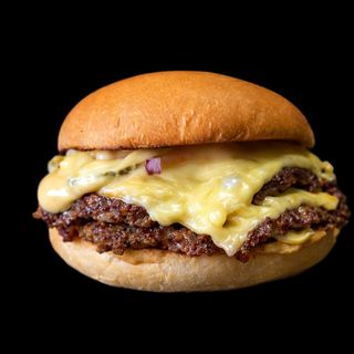 CHEESE SMASH  + DOMAĆI POMFRIT