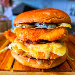 HOT CRISPY CHICKEN + FRIES