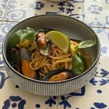 Aglio E Olio With Mussels