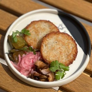 Crispy potato pancake