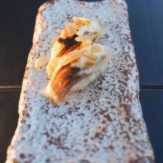 Aburi nigiri sea bass