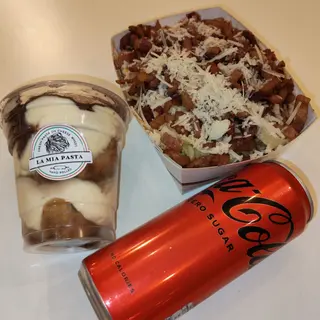 Carbonara + Piće + La Mia Nuvola Tiramisu