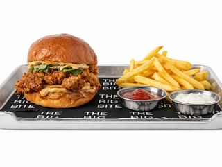 Asian Fried Chicken Burger