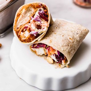 Coleslaw Chicken Wrap