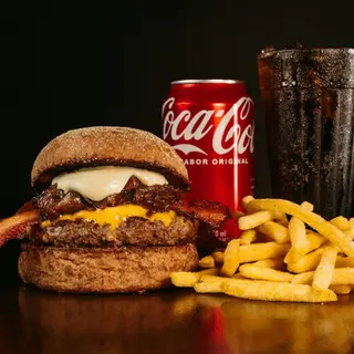 Montenegrin Burger + Fries + Cola