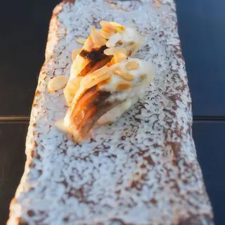 Aburi nigiri sea bass