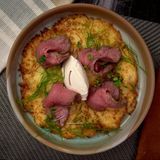 Krompir palacinka XXL sa krem sirom i rostbifom