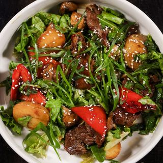 Topla salata sa govedinom