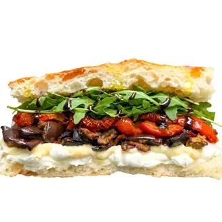 Vegetariana Focaccia Sendvič