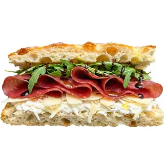 Bresaola Focaccia Sendvič